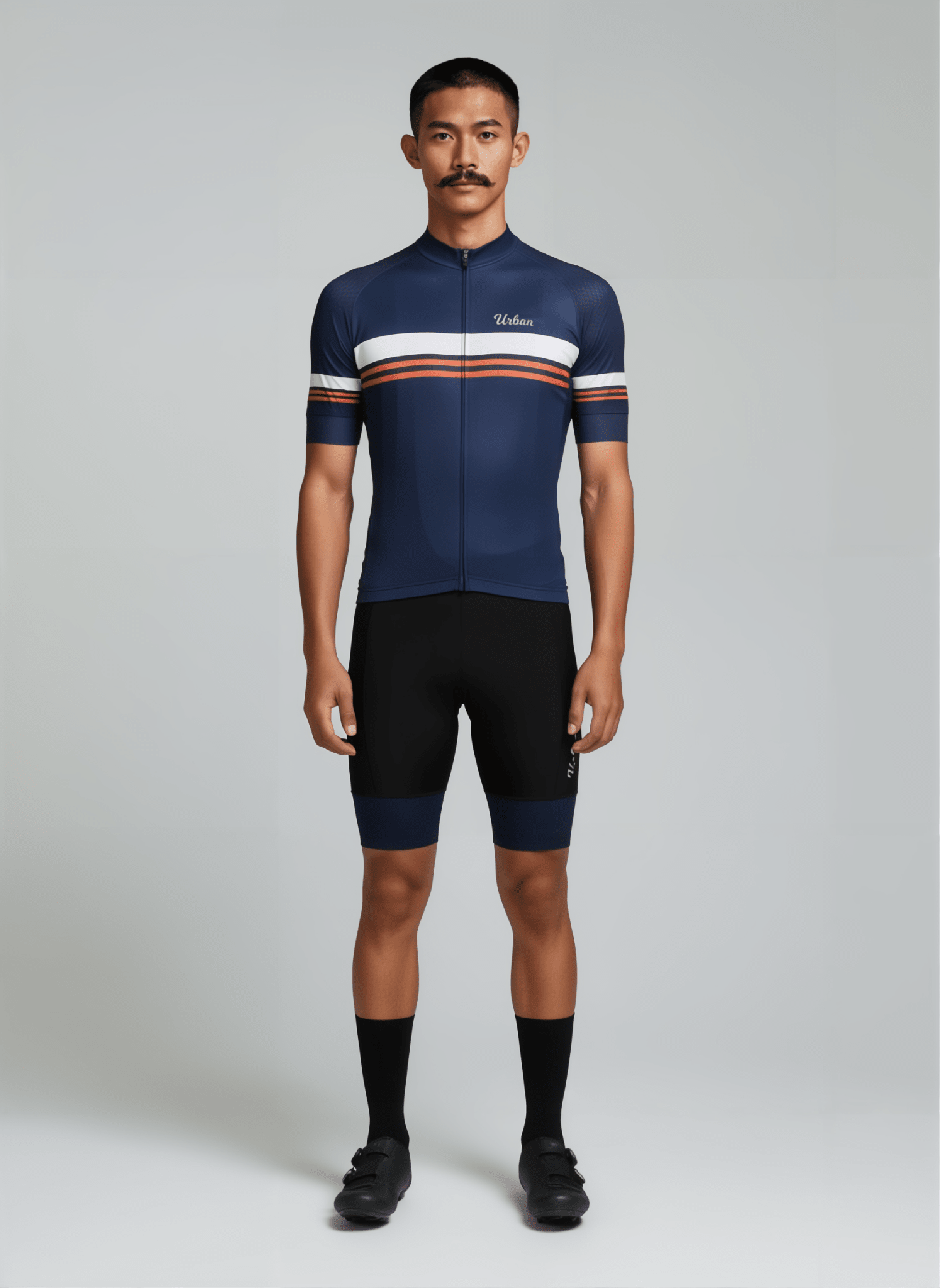 Men’s Classic Blue Cycling Kit — Performance Jersey & Bib Shorts