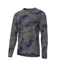 Men's Long Sleeve Camo MTB Mountain Bike Cycling Jersey