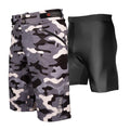Youth MTB Shorts with Padded Undershorts | Shredder Kid's Camo Mountain Bike Shorts