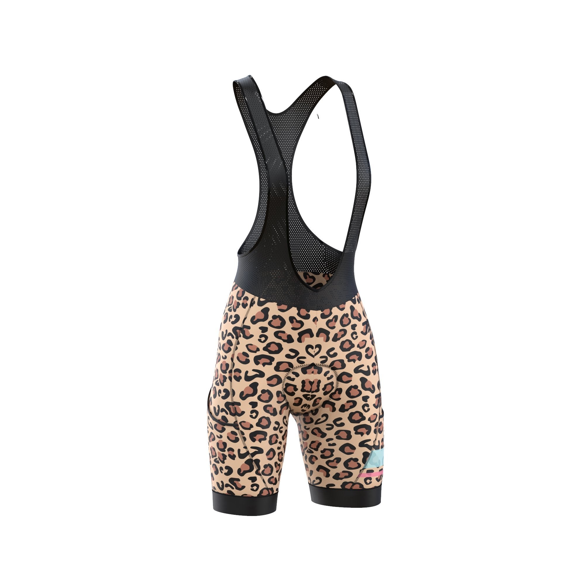 Women’s Urban Leopard Print Cycling Kit — Performance Jersey & Bib Shorts